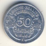 France, 50 centimes, 1944–1947