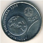 Португалия, 2 1/2 евро (2008 г.)