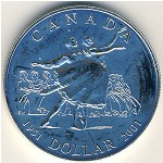 Canada, 1 dollar, 2001