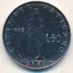 Vatican City, 50 lire, 1965