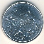 San Marino, 2 lire, 1976