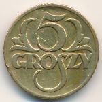Польша, 5 грошей (1923 г.)