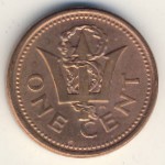 Барбадос, 1 цент (1992–2008 г.)