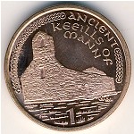 Isle of Man, 1 penny, 2000–2003