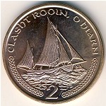 Isle of Man, 2 pence, 2000–2003