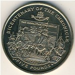 Gibraltar, 5 pounds, 2001