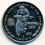 Isle of Man, 1 crown, 1997