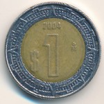 Мексика, 1 песо (2004 г.)