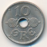 Denmark, 10 ore, 1929–1947