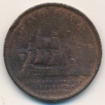 Багамские острова, 1 пенни (1806 г.)