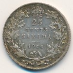 Canada, 25 cents, 1912–1919