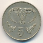 Кипр, 5 центов (1983 г.)