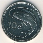 Мальта, 10 центов (1991–2007 г.)