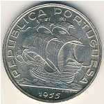 Portugal, 10 escudos, 1954–1955