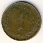 Rhodesia, 1 cent, 1976