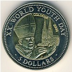 Liberia, 5 dollars, 2005