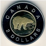 Канада, 2 доллара (1996–2003 г.)