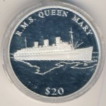 Либерия, 20 долларов (2000 г.)