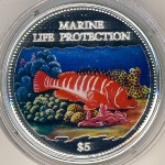 Острова Кука, 5 долларов (2000 г.)