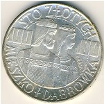 Poland, 100 zlotych, 1966