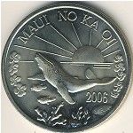 Гавайские острова., 1 доллар (2006 г.)