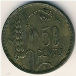 Литва, 50 центов (1925 г.)