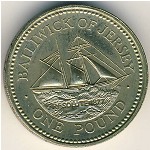 Jersey, 1 pound, 1994–1997