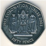 Guernsey, 50 pence, 2003