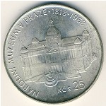 Czechoslovakia, 25 korun, 1968