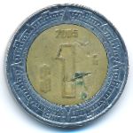 Мексика, 1 песо (2005 г.)