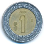 Мексика, 1 песо (2008 г.)