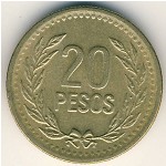 Колумбия, 20 песо (1994–2003 г.)
