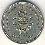 Uruguay, 50 centesimos, 1960