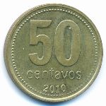 Argentina, 50 centavos, 2010