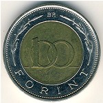 Hungary, 100 forint, 1996–2008
