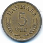 Denmark, 5 ore, 1964