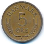 Denmark, 5 ore, 1965