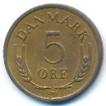Denmark, 5 ore, 1967