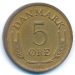 Denmark, 5 ore, 1968