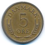 Denmark, 5 ore, 1969