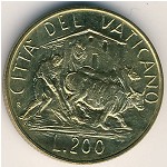 Vatican City, 200 lire, 1982