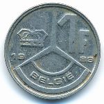 Бельгия, 1 франк (1989–1990 г.)
