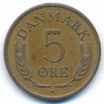 Denmark, 5 ore, 1969