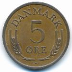 Denmark, 5 ore, 1969