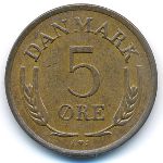 Denmark, 5 ore, 1971