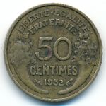 Франция, 50 сентим (1932 г.)