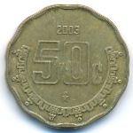 Мексика, 50 сентаво (2003 г.)