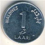 Мальдивы, 1 лаари (1984–2012 г.)