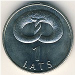 Latvia, 1 lats, 2005
