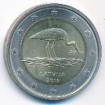 Latvia, 2 euro, 2015